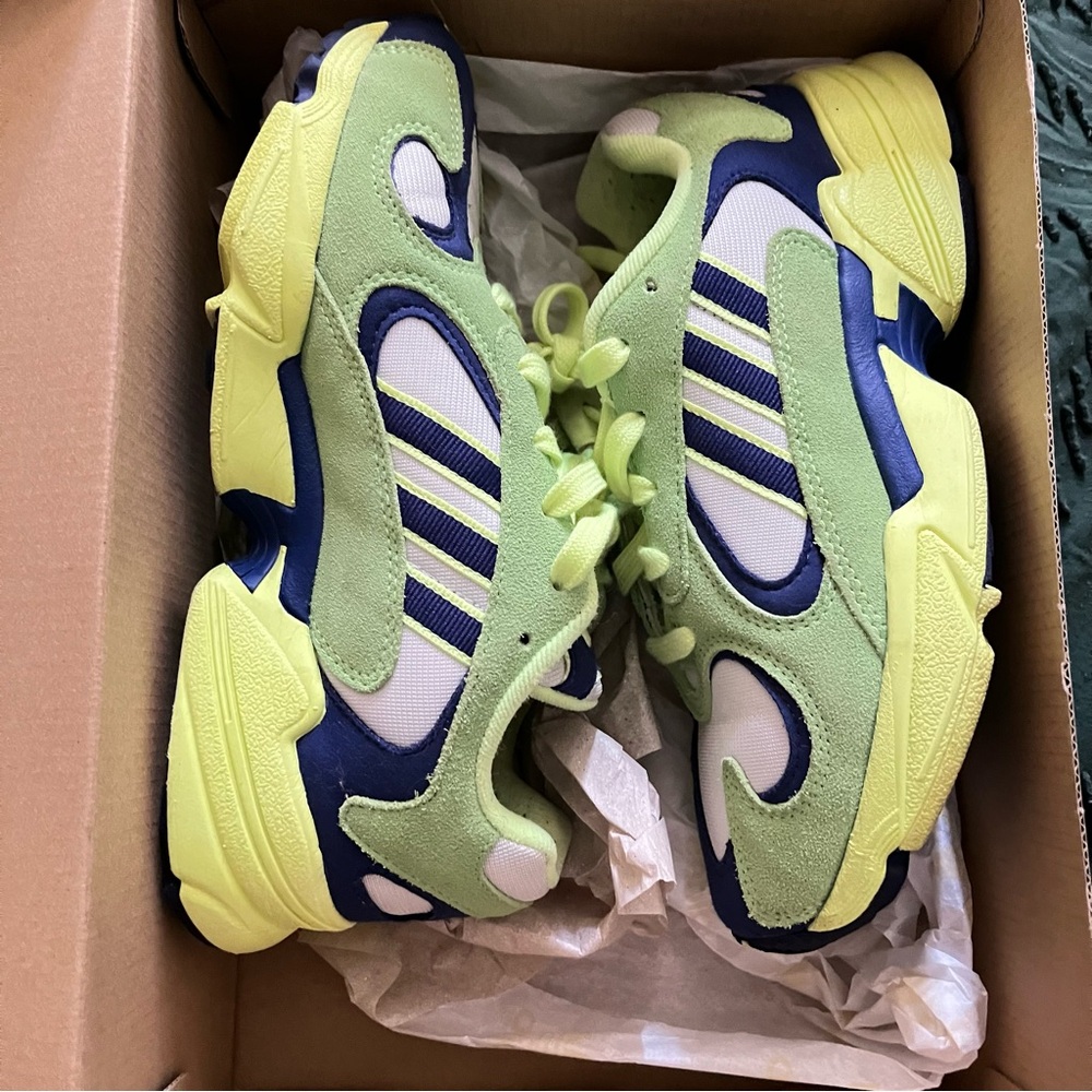 Adidas Yung-1 Dad Sneaker in the color Solar Green